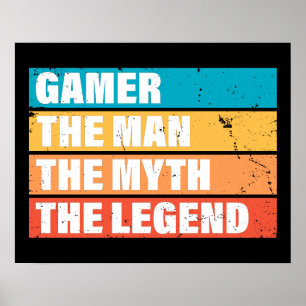 Spelare. Mannen. Myth. Förklaringen. Poster