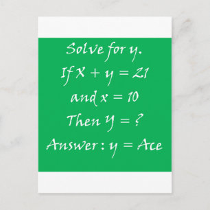 Spelare Math Vykort