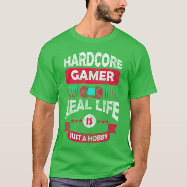 Spelare Nerd Game-presentflicka T Shirt (Framsida)