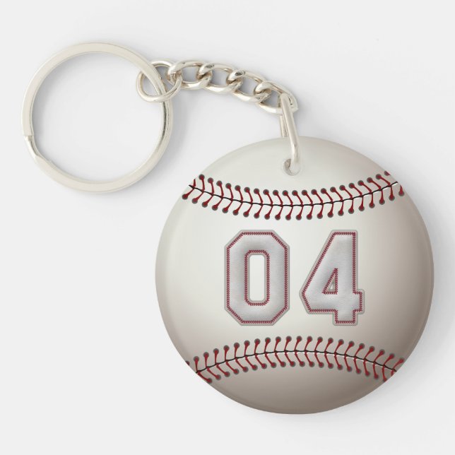 Spelare numrerar 04 - kall baseball syr (Framsidan)