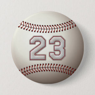 Spelare numrerar 23 - kall baseball syr stift knapp