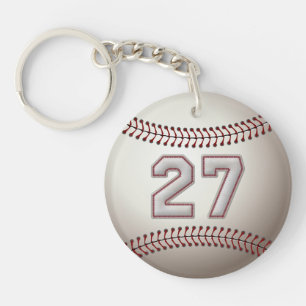 Spelare numrerar 27 - kall baseball syr