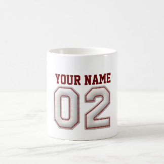 Spelare numrerar 2 - kall baseball syr kaffemugg