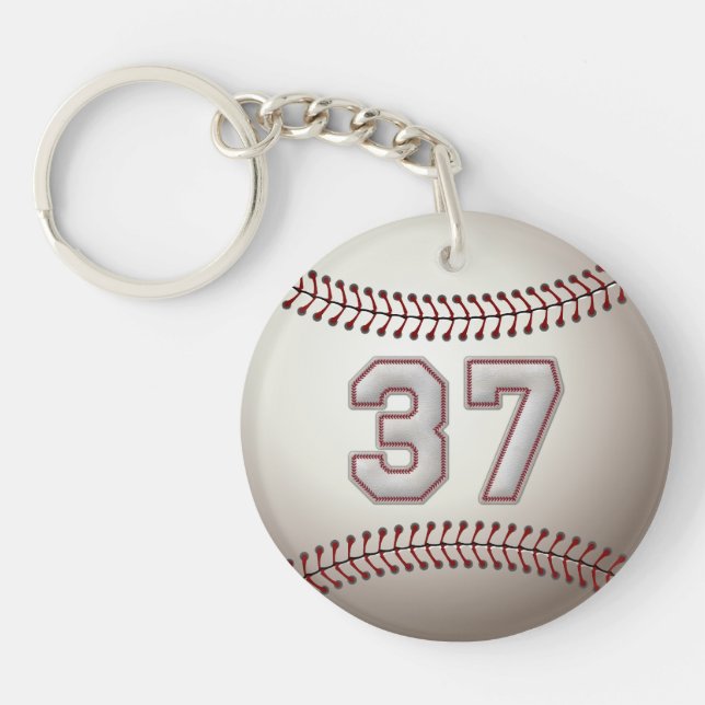 Spelare numrerar 37 - kall baseball syr (Framsidan)