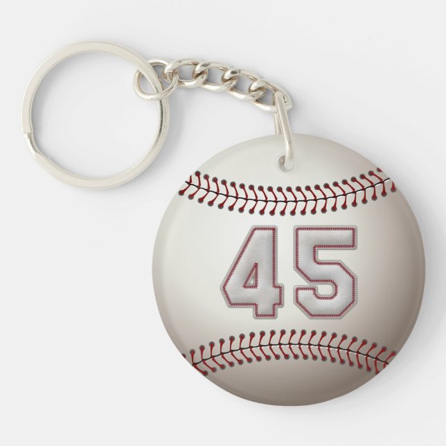 Spelare numrerar 45 - kall baseball syr (Framsidan)