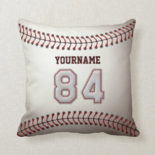 Spelare numrerar 84 - kall baseball syr kudde