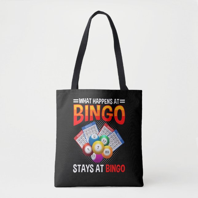 Spelare-offert för det fina Bingo Gamer-Bollarna Tygkasse (Framsida)