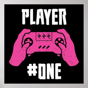 Spelare #One spel Poster