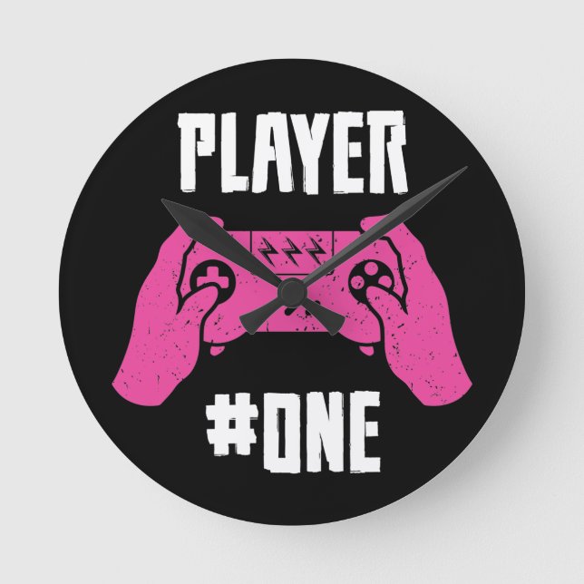 Spelare #One spel Rund Klocka (Framsida)