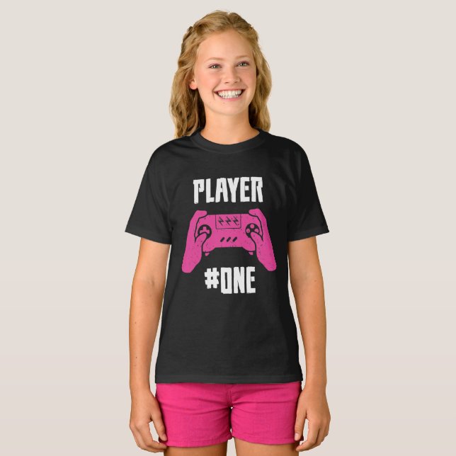 Spelare #One spel T Shirt (Hel framsida)