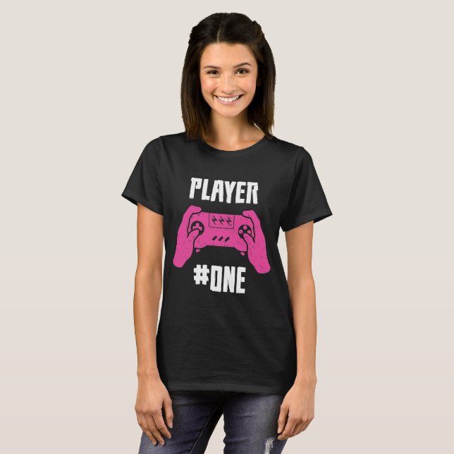 Spelare #One spel T Shirt (Hel framsida)