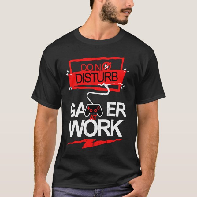Spelare på jobbet t shirt (Framsida)