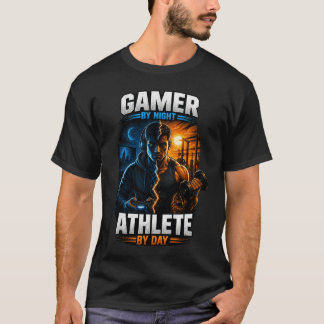 Spelare På Natten Idrottsutövare På Dagen: Dubbel T Shirt