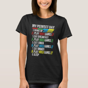 Spelare på perfekten för Tonåring videospel för po T Shirt