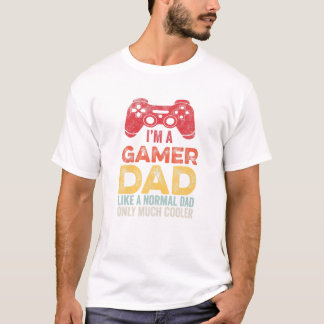 Spelare Pappa Funny Video Gaming T Shirt