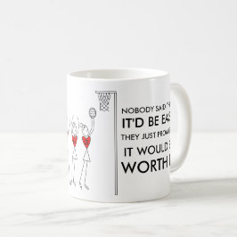 Spelare placerar och det Motivational Kaffemugg