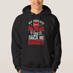 Spelare Ring mig pappa Football Pappa Far Day Mana Hoodie