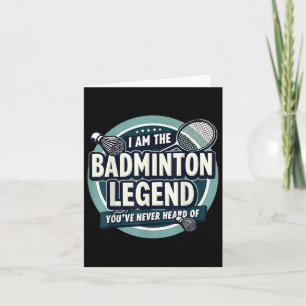 Spelare Rollig Jag Är Badmintonlegenden Du Aldrig Kort