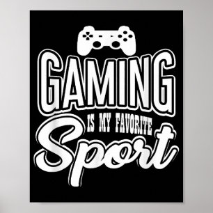 Spelare - spel är min favoritsport poster
