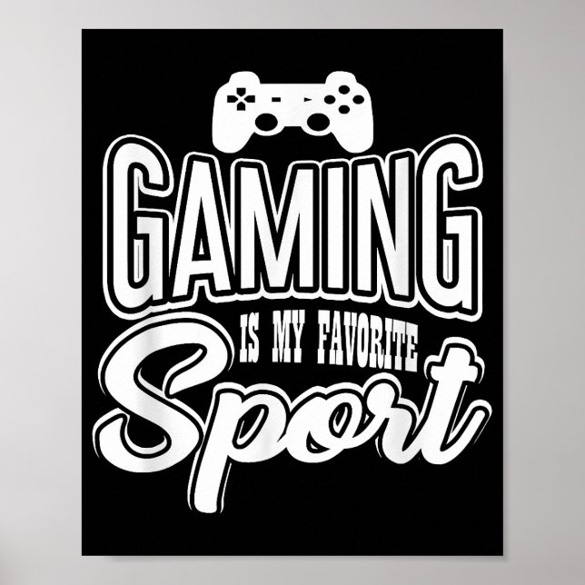 Spelare - spel är min favoritsport poster (Framsidan)