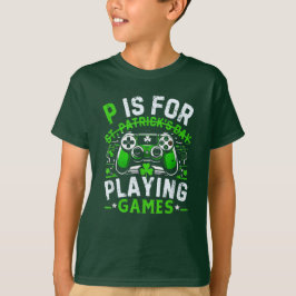 Spelare - St patricks day Video Game Irish Gaming T Shirt