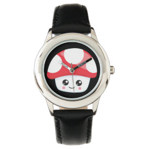 Spelare - Stainless Steel Leather Strap Watch Armbandsur
