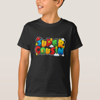Spelare Super Kusin Familj Matchning T Shirt