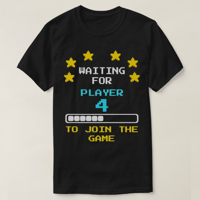 Spelarectant Mamma Pappa Player 4 vid inläsning av T Shirt (Design framsida)