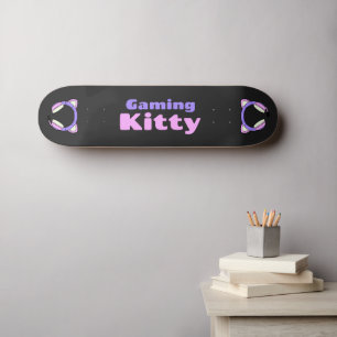 Spelaren dam - Spelande Kattunge Mini Skateboard Bräda 18,5 Cm