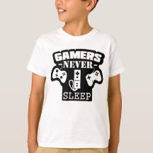 Spelaren kan aldrig sova - Lustigt T-Shirt-spel fö