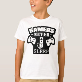 Spelaren kan aldrig sova - Lustigt T-Shirt-spel fö T Shirt