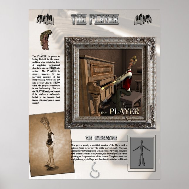 Spelaren - spelaren Poster (Framsidan)