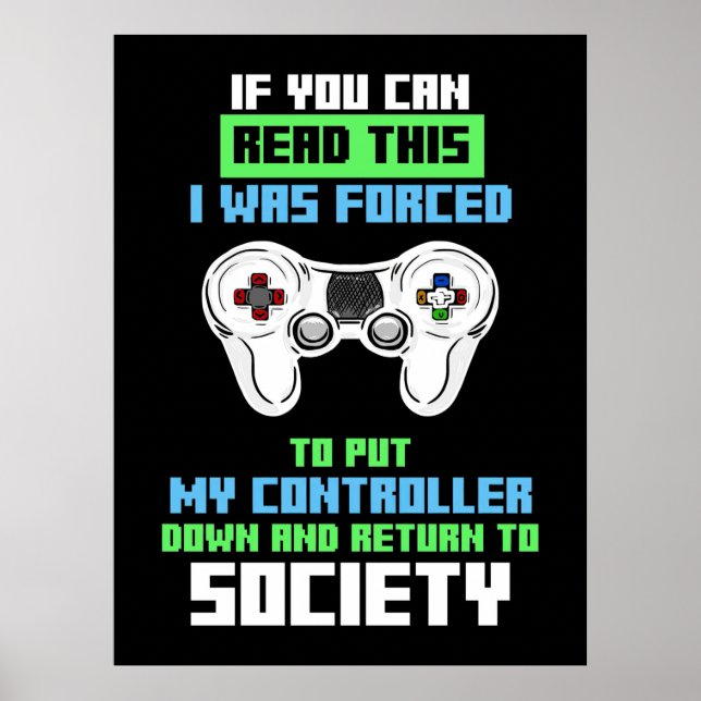Spelaren tvingades kontrollera spel poster (Framsidan)
