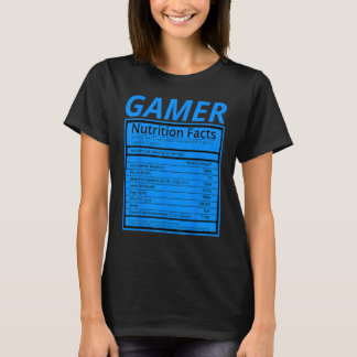 Spelarens näringsbrist Facts Funny Gaming Gamer Sh T Shirt