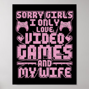 Spelarens Prioriteringar – TV-spel Och Hustru Poster