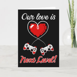 Spelarens Valentine-hälsningskort (tomt) Tack Kort