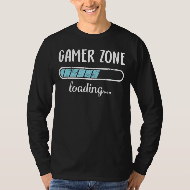 Spelarens Zona inläsning Familjevänner Humor Trend T Shirt (Framsida)