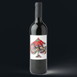 Spelares Glädje - Las Vegas Ikoner Kollaژه Vinflaska Etikett<br><div class="desc">* Inom denna spelkortform finner du en rolig Las Vegas-kollage med massor av färgglada ikoner från Las Vegas-skylten,  till crapsbord,  röda tärningar,  spelautomater,  bingo och fler Las Vegas-ikoner – en riktig spelares glädje!</div>