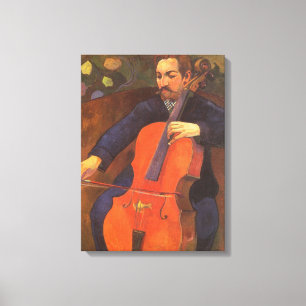 SpelareSchneklud porträtt av Paul Gauguin Canvastryck