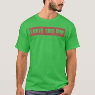 Spelargåva Jag hatar hans karta Gaming retro T Shirt