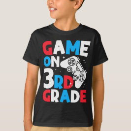 Spelargyckelord Game On 3:e klass Retro TV-spel T Shirt