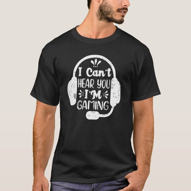 Spelarheadsetet kan inte höra dig i spel 5 t shirt (Framsida)