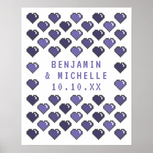 Spelarhearter - 50 Namnteckning Guest Bok (alterna Poster