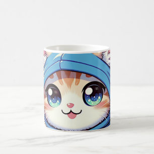 Spelarkatt i Mysigt inställning Kaffemugg