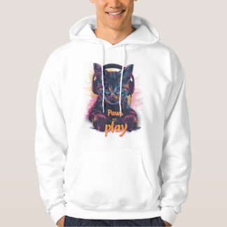 Spelarkattenivå upp hoodie