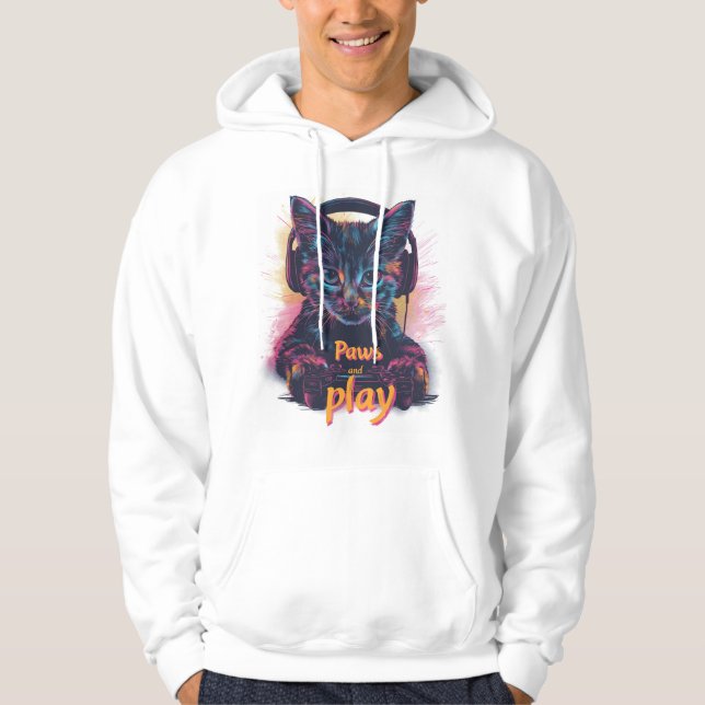 Spelarkattenivå upp hoodie (Framsida)