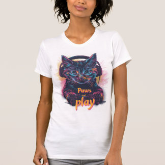 Spelarkattenivå upp t shirt