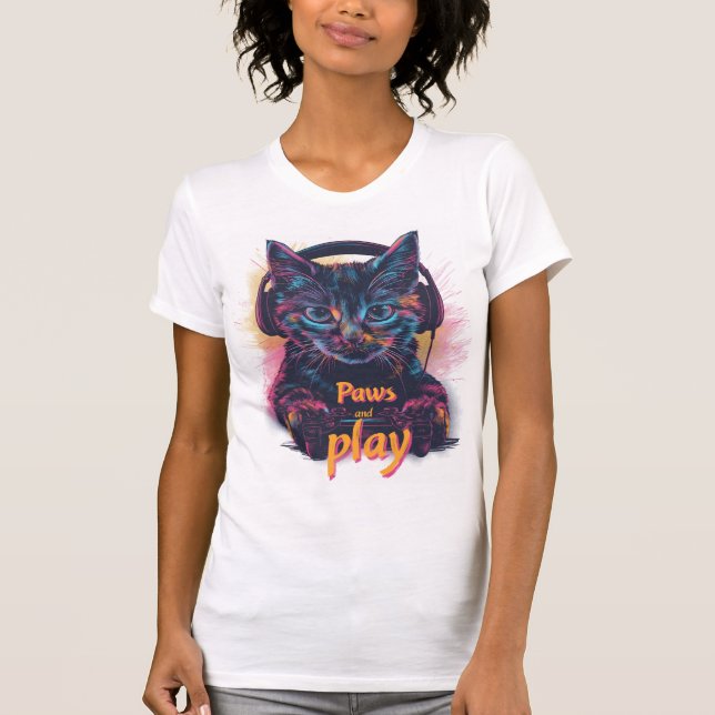 Spelarkattenivå upp t shirt (Framsida)