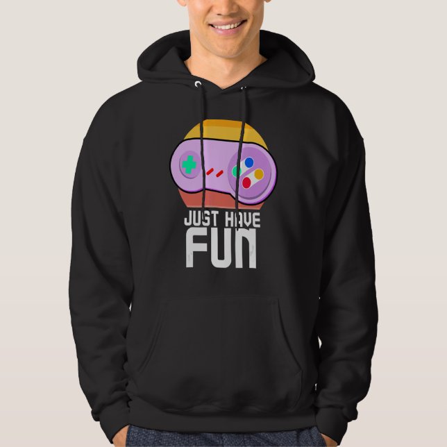 Spelarkontroll för videospel 1 hoodie (Framsida)