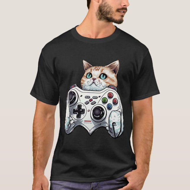 Spelarkontroll för videospel - kittkattor A T Shirt (Framsida)